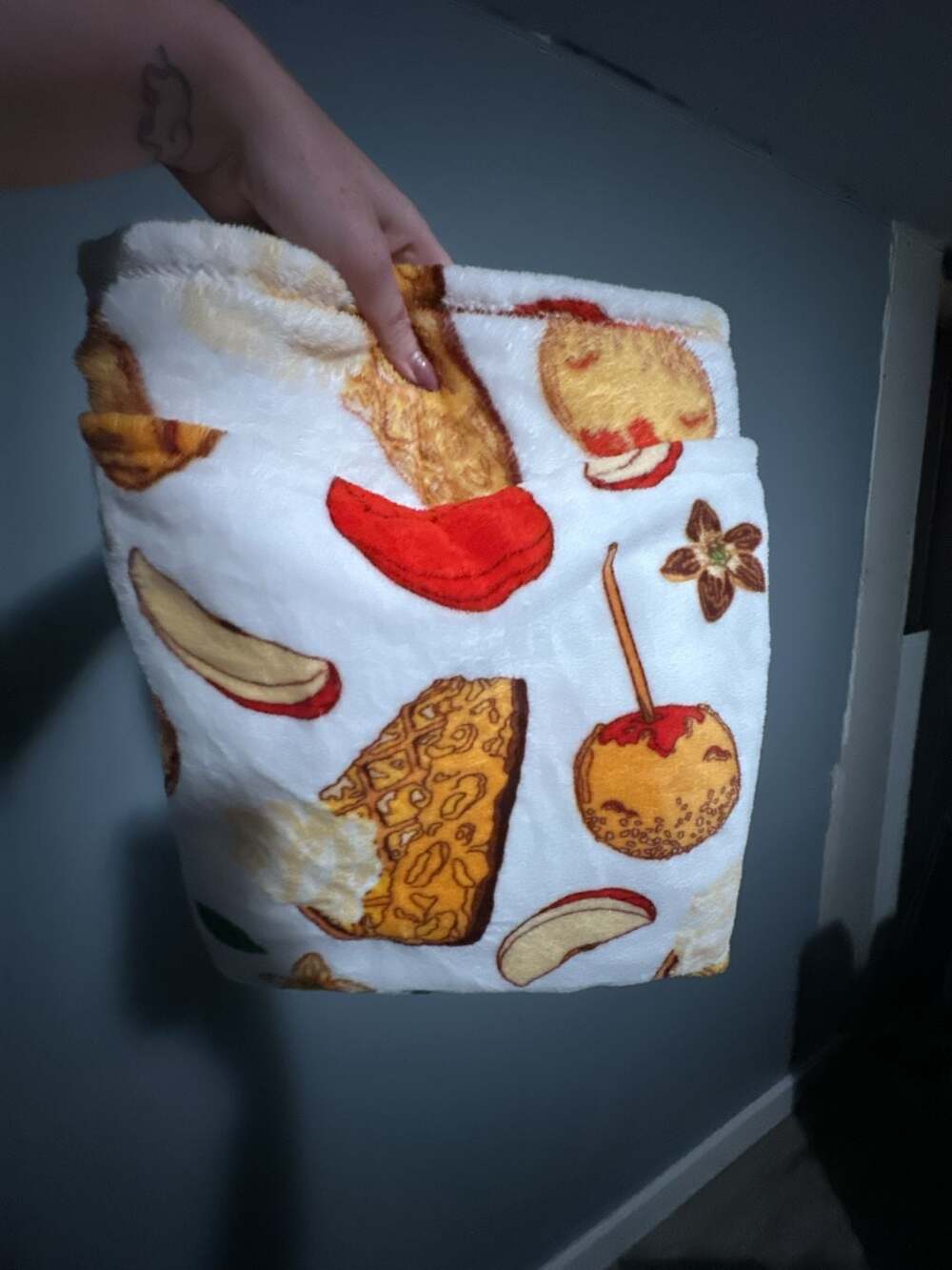 MagnifiScent Apple Pie Scented Plush Throw Blanket 50"x60"